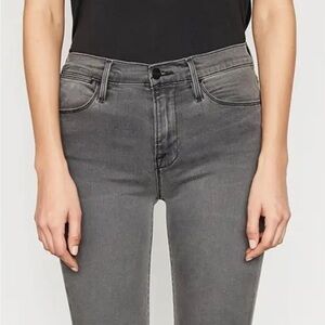 Frame Ali Cigarette Jeans in Grey size 28